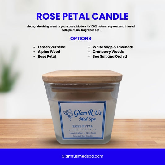 Rose Petal Candle