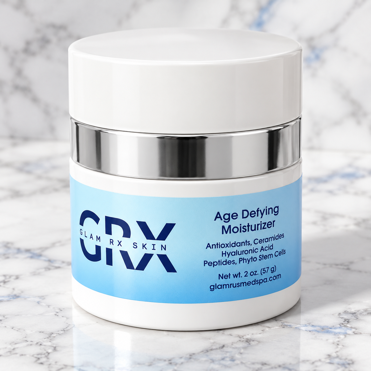 GRX Age Defying Moisturizer 57 g — front on white marble