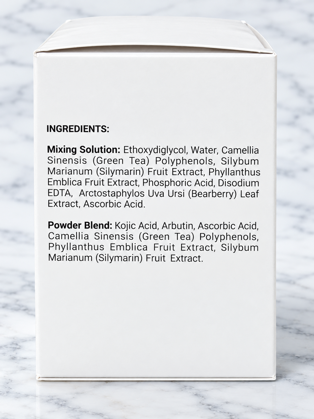 GRX Brightening Pads — full-ingredients