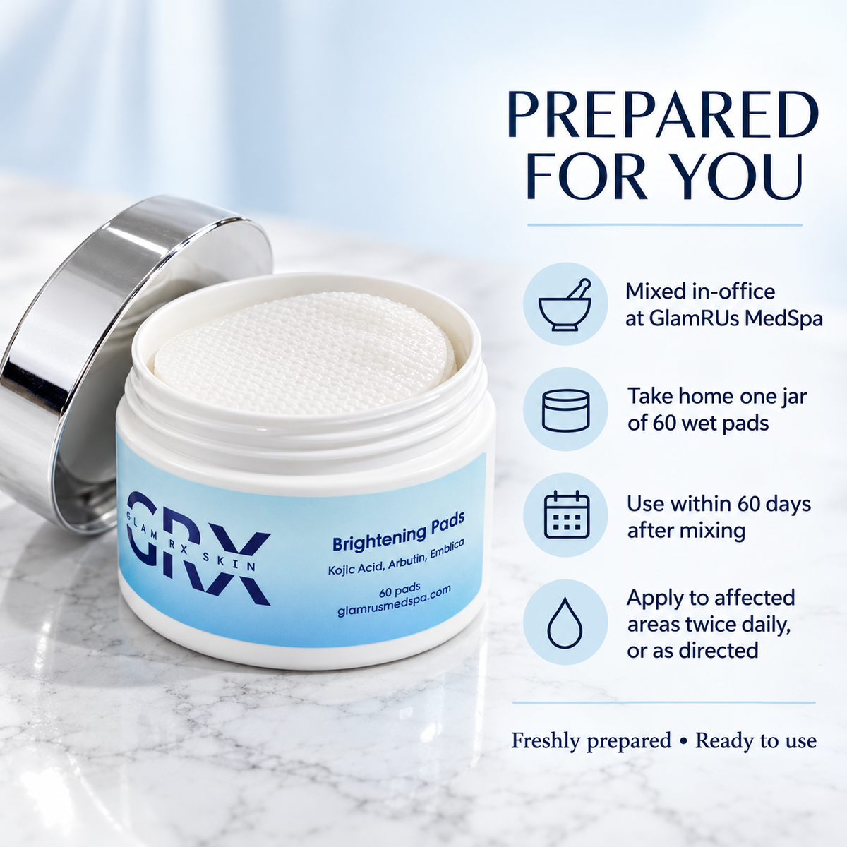 GRX Brightening Pads — prepared-care