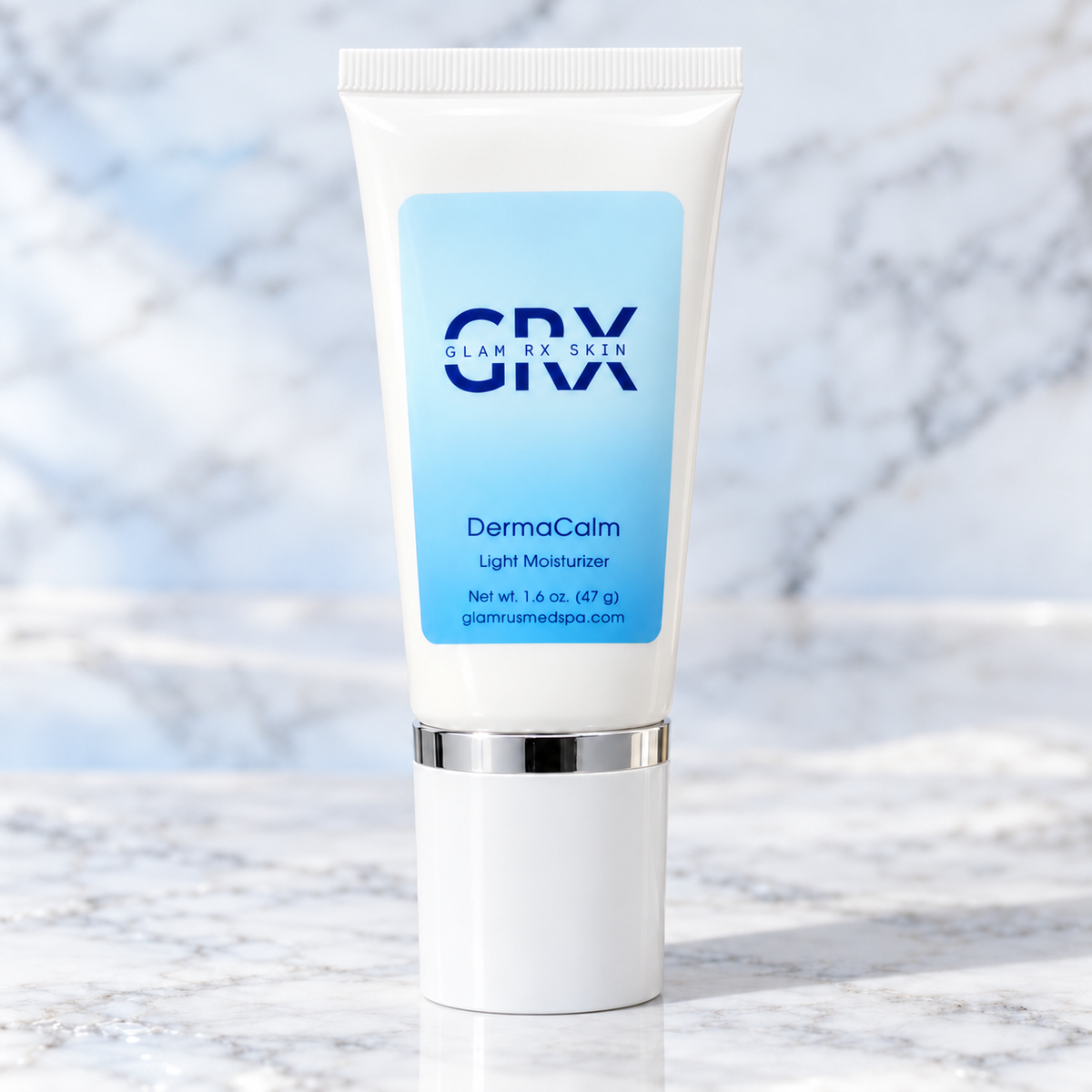 GRX DermaCalm Light Moisturizer 47 g — front on white marble