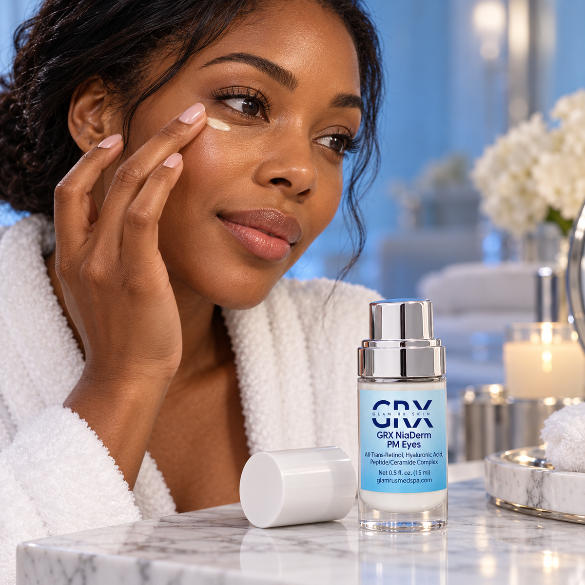 GRX NiaDerm PM Eyes — application