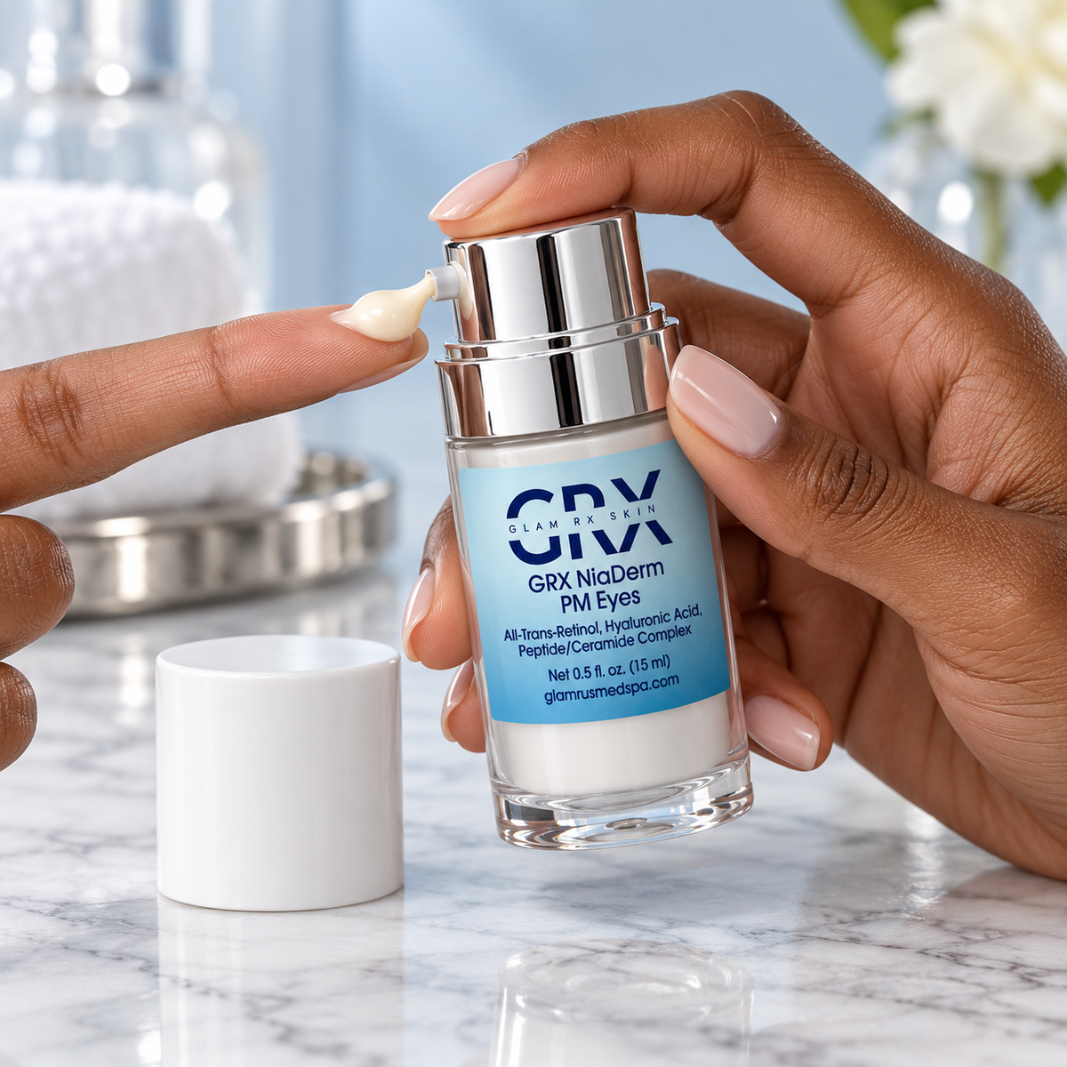 GRX NiaDerm PM Eyes — cream-texture