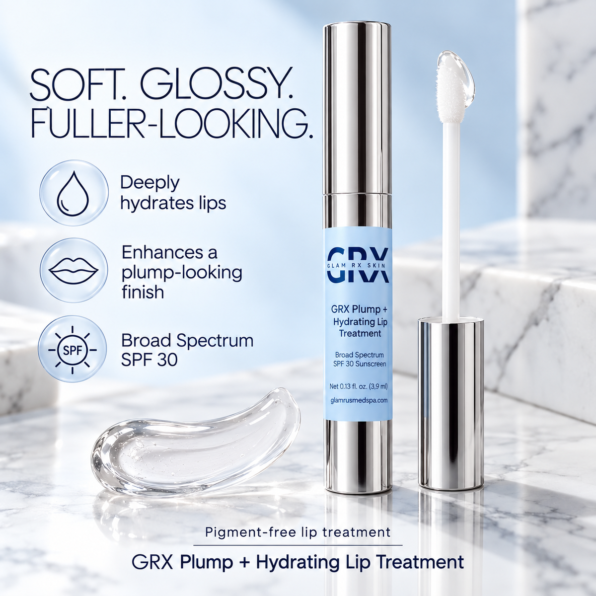 GRX Plump + Hydrating Lip Treatment SPF 30 — benefits