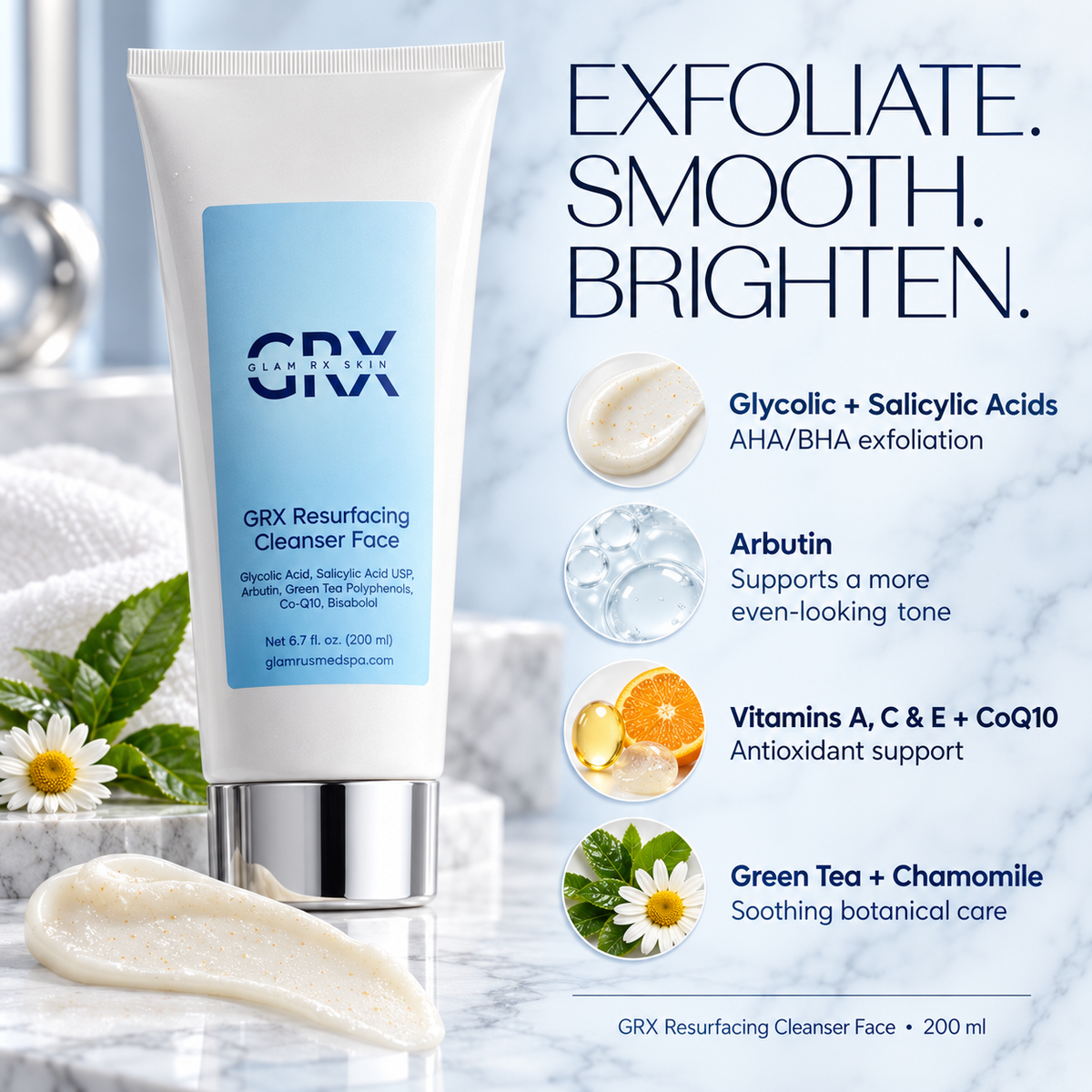 GRX Resurfacing Cleanser Face — ingredients