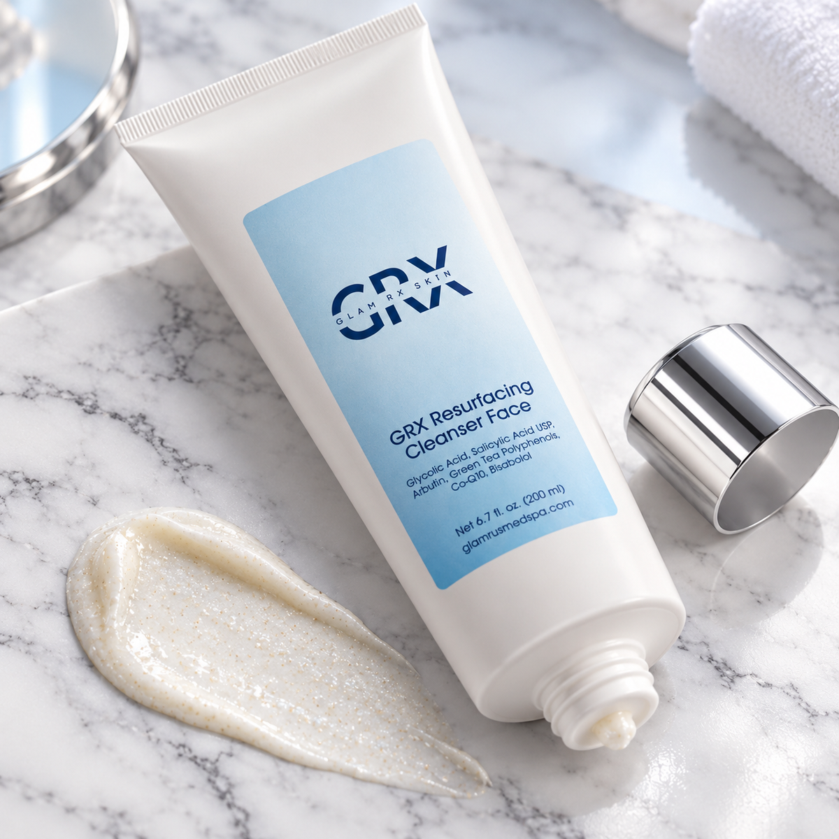 GRX Resurfacing Cleanser Face — texture